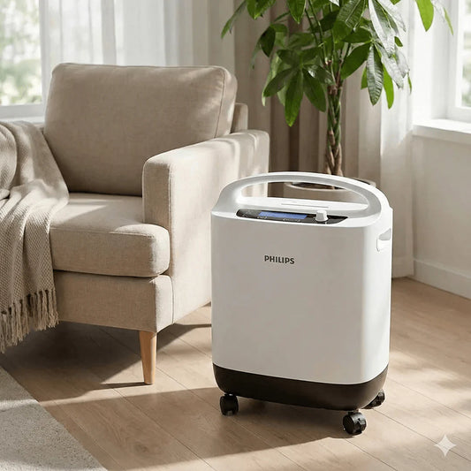 Philips Oxygenate 5 Stationary Oxygen Concentrator (5 Liters O2/min) | Complete Set