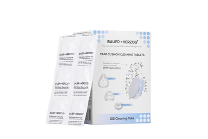 Compresse per la pulizia dei cuscinetti della maschera CPAP Bauer + Herzog