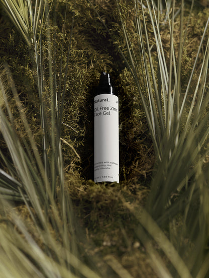 Naturale. Gel viso allo zinco senza oli.