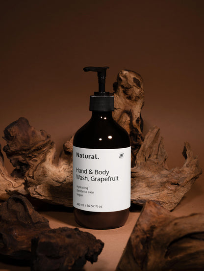 Naturlig. Hånd- og kropsvask, Grapefrugt