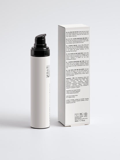 Naturale. Gel viso allo zinco senza oli.