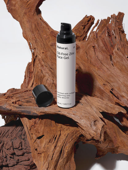 Naturale. Gel viso allo zinco senza oli.
